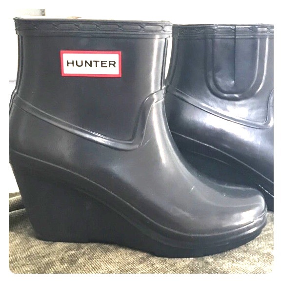 Hunter Shoes - Hunter rain wedge boots